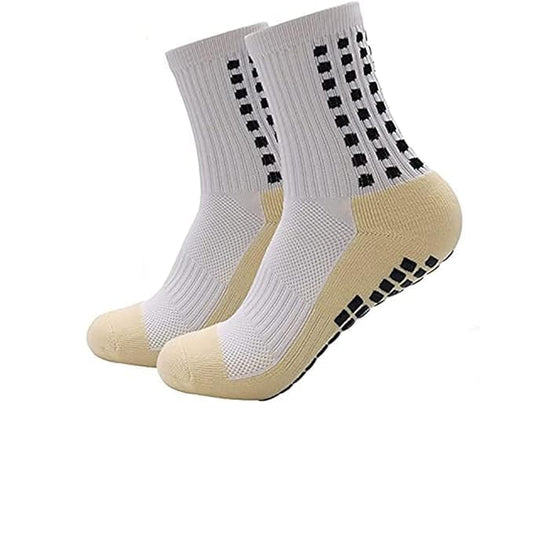 Men’s Anti-Slip Grip Crew Sports Socks